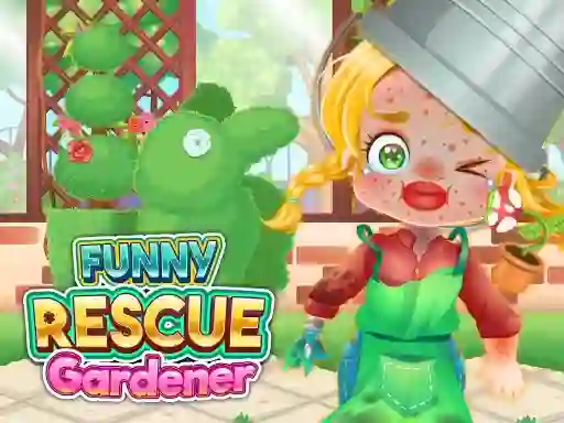 Spel Funny Rescue Gardener online