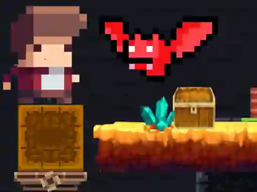 Spel Tiny Man and Red Bat online