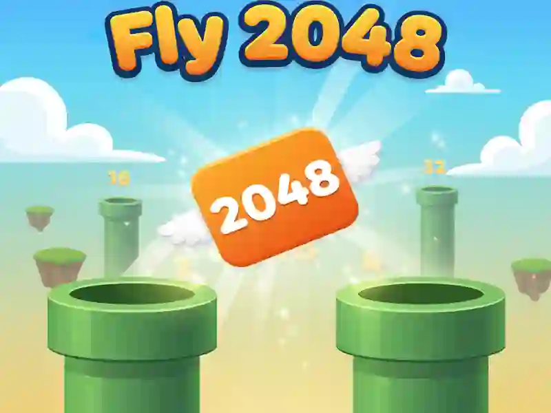 Spel Fly 2048 online