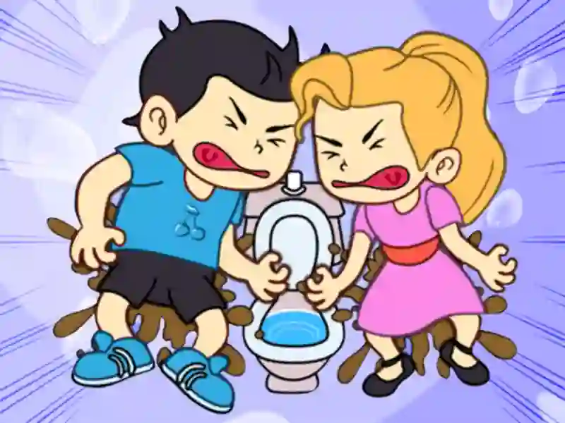 Spel Toilet Rush Race: Draw Puzzle online