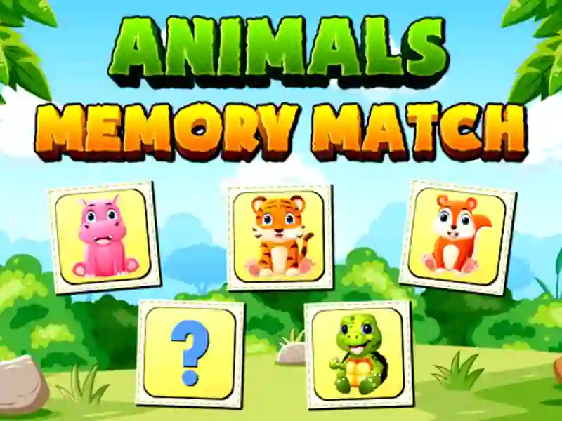 Spel Animals Memory Match online
