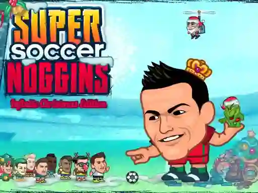 Spel Super Soccer Noggins Xmas Edition online