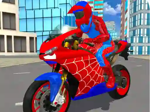 Spel Hero Stunt Spider Bike Simulator 3d 2 online
