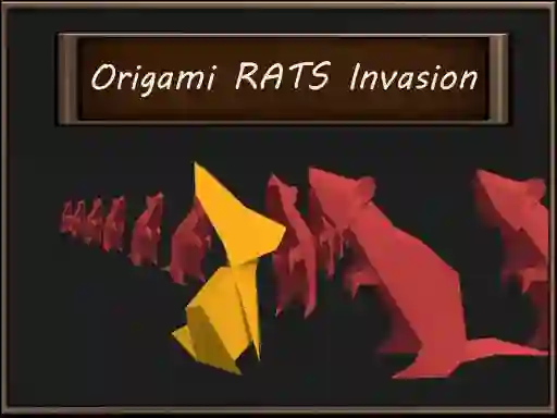 Spel Origami Rats Invasion online