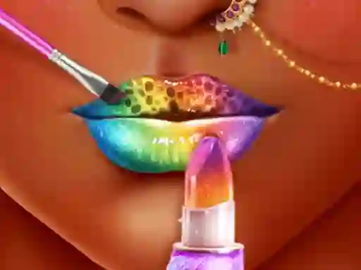 Spel Princess Lip Art Salon online