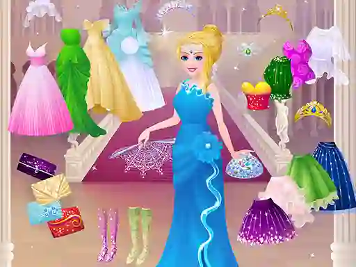 Spel Cinderella Dress Up Girl Games online