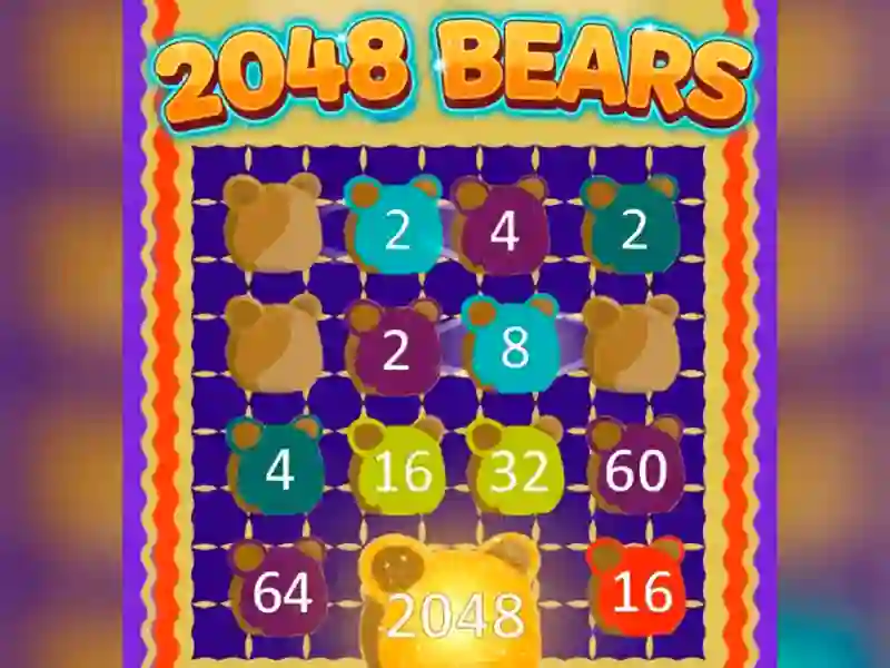 Spel 2048 Bears online