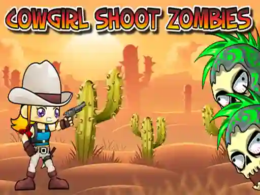 Spel Cowgirl Shoot Zombies online
