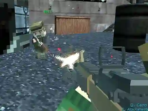 Spel Pixel Gungame Arena Prison Multiplayer online