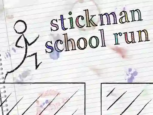 Spel Stickman School Run online