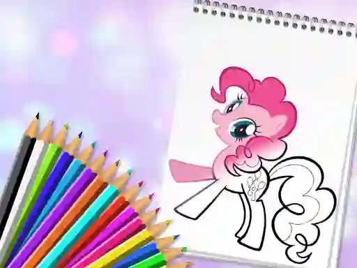 Spel Cute Pony Coloring Book online