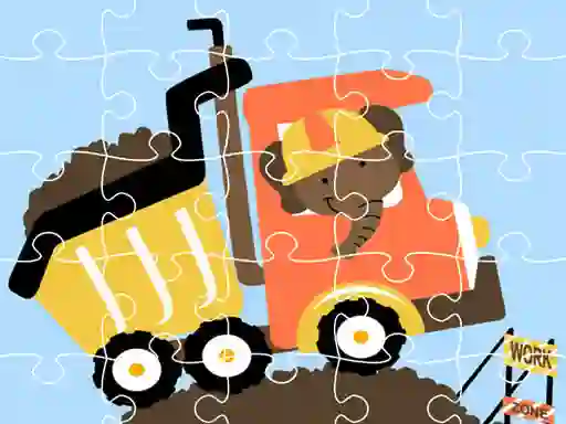 Spel Dumper Trucks Jigsaw online