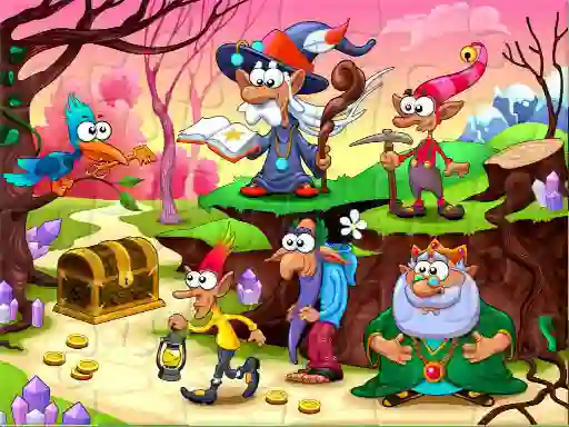 Spel Fantasy Jigsaw Deluxe online