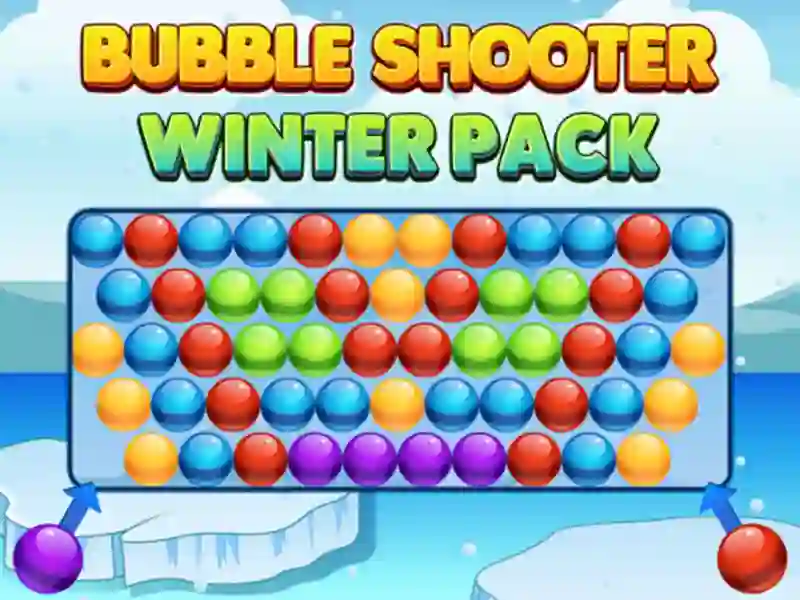 Spel Bubble Shooter Winter Pack online