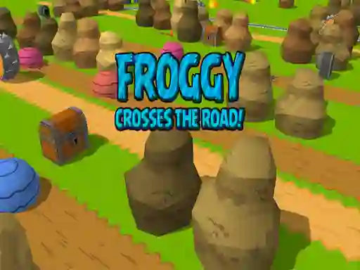 Spel Froggy Crosses The Road! online