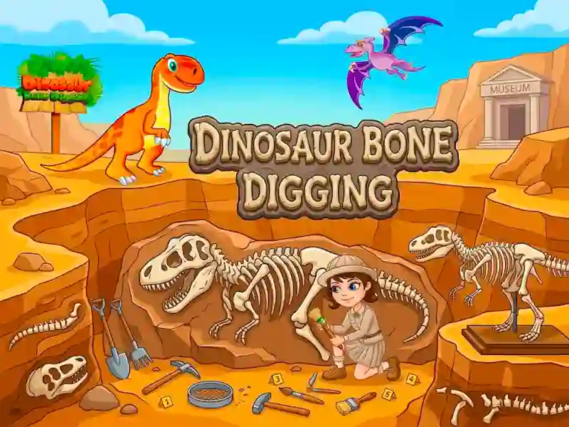 Spel Dinosaur Bone Digging online