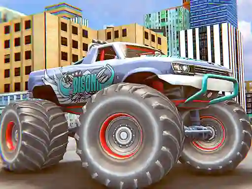 Spel Monster Truck Stunt Driving Simulation online