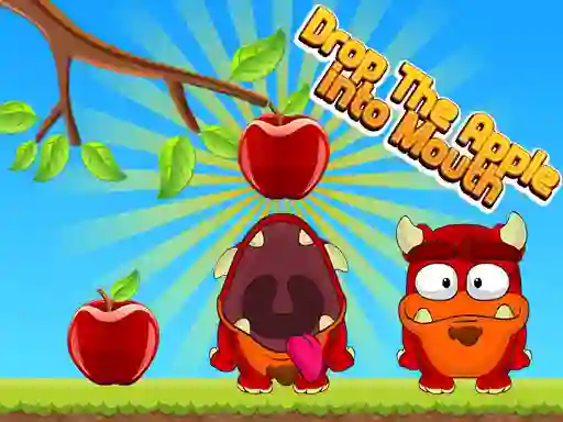 Spel Drop The Apple Into Mouth online