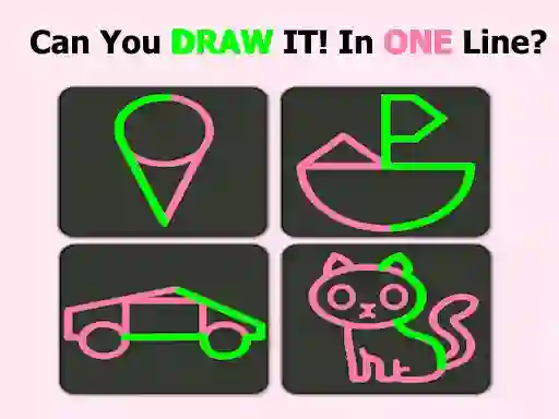 Spel Brain Test: One Line Draw Puzzle online