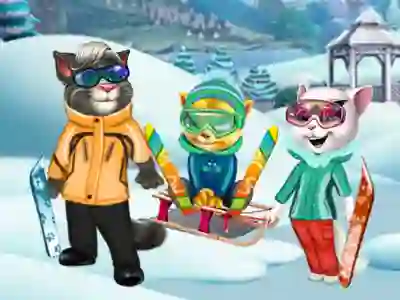 Spel Cats Winter Fun online