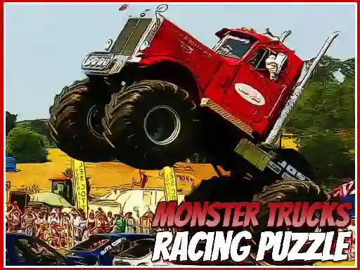 Spel Monster Trucks Racing Puzzle online