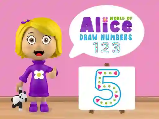 Spel World of Alice Draw Numbers online