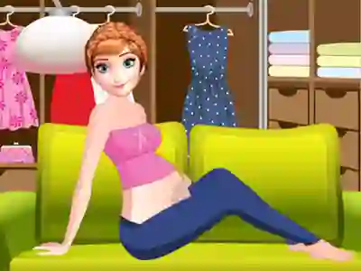 Spel Pregnant Anne Dressing Room online