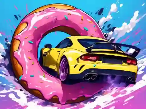 Spel Roof Car Stunt online