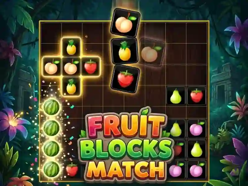 Spel Fruit Blocks Match online
