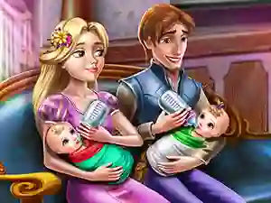 Spel Rapunzel Twins Family Day online