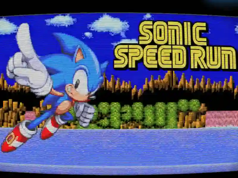 Spel Sonic Speed Run online