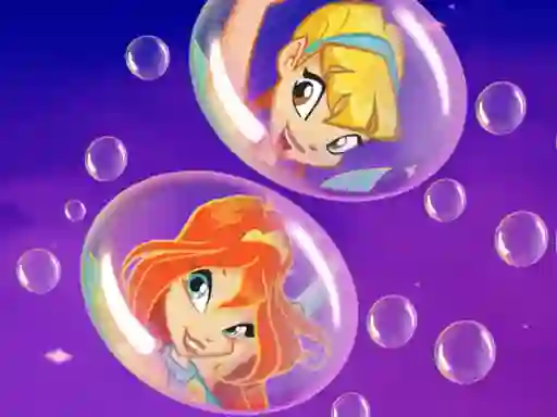 Spel Draw Winx Bubble Path online