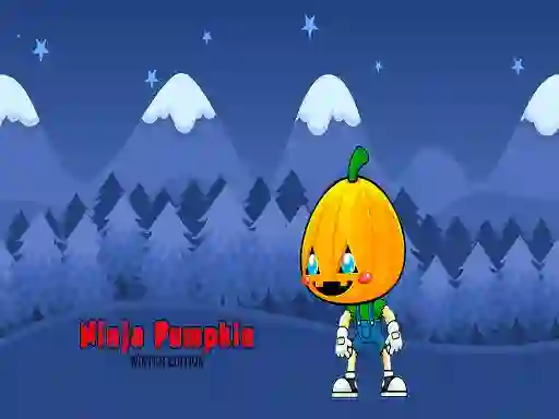 Spel Ninja Pumpkin Winter Edition online