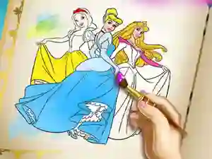 Spel Princesses Coloring Book online