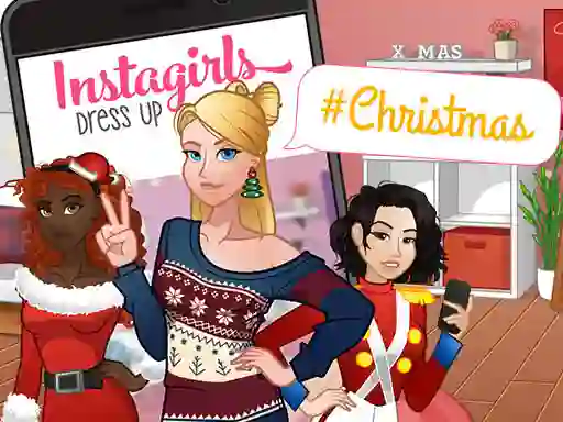 Spel InstaGirls Christmas Dress Up online