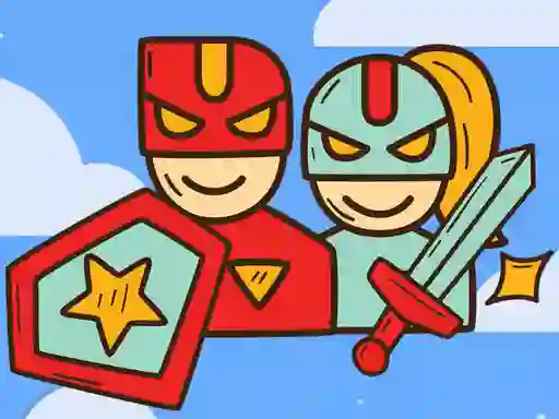 Spel Super Warrior Match 3 online