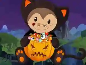 Spel Halloween Monkey Jumper online