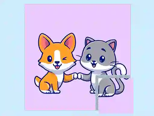 Spel Cats and Dogs Puzzle online