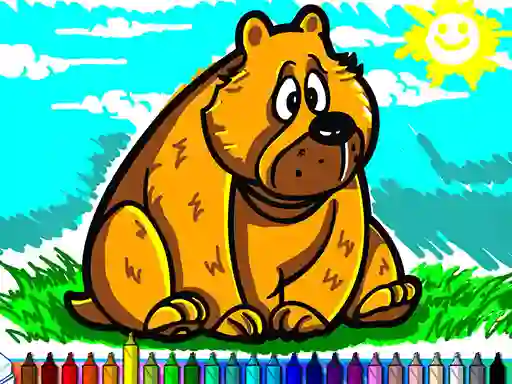 Spel Coloring Book Animals online