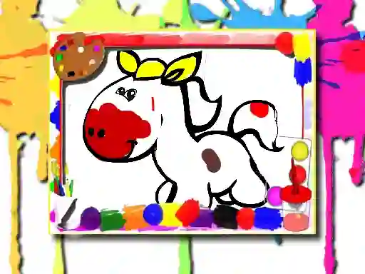 Spel Horse Coloring Book online