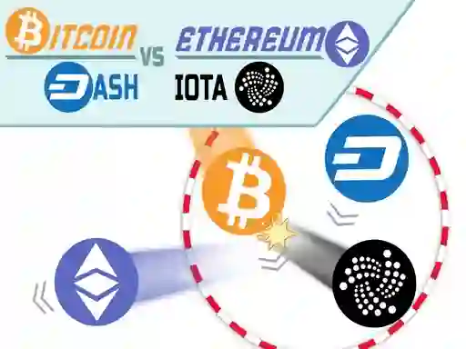 Spel Bitcoin vs Ethereum online