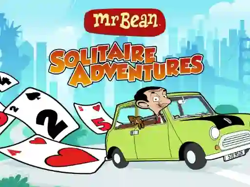 Spel Mr Bean Solitaire Adventures online