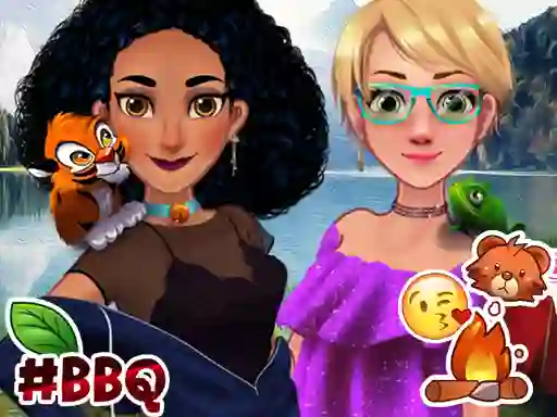 Spel Jasmine & Rapunzel on Camping online