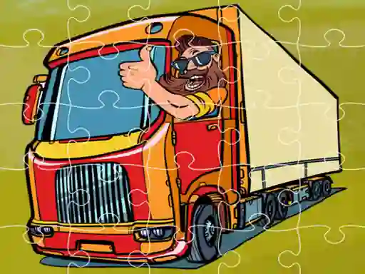 Spel Semi Trucks Jigsaw online