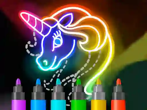 Spel Learn to Draw Glow Cartoon online