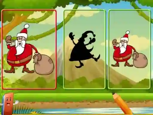 Spel Santa Shadow Match online