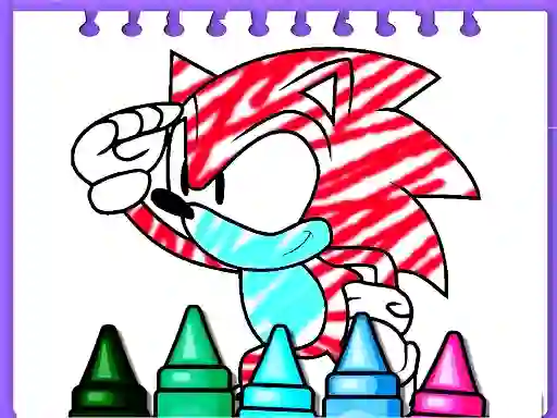 Spel Sonic Coloring Book online