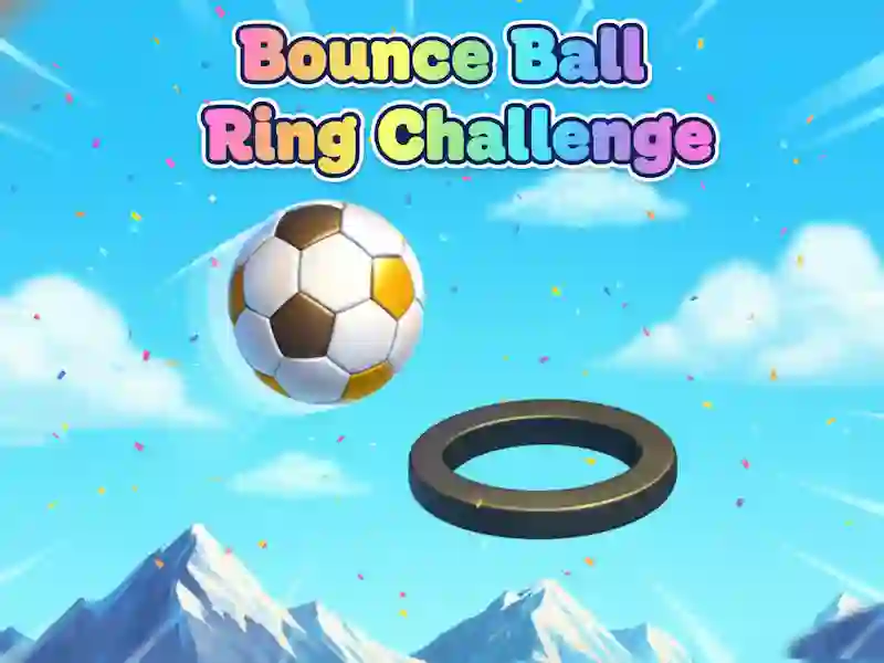 Spel Bounce Ball Ring Challenge online