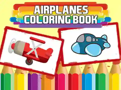 Spel Airplanes Coloring Book online