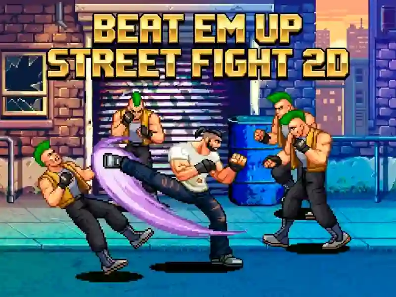 Spel Beat Em Up Street Fight 2d online